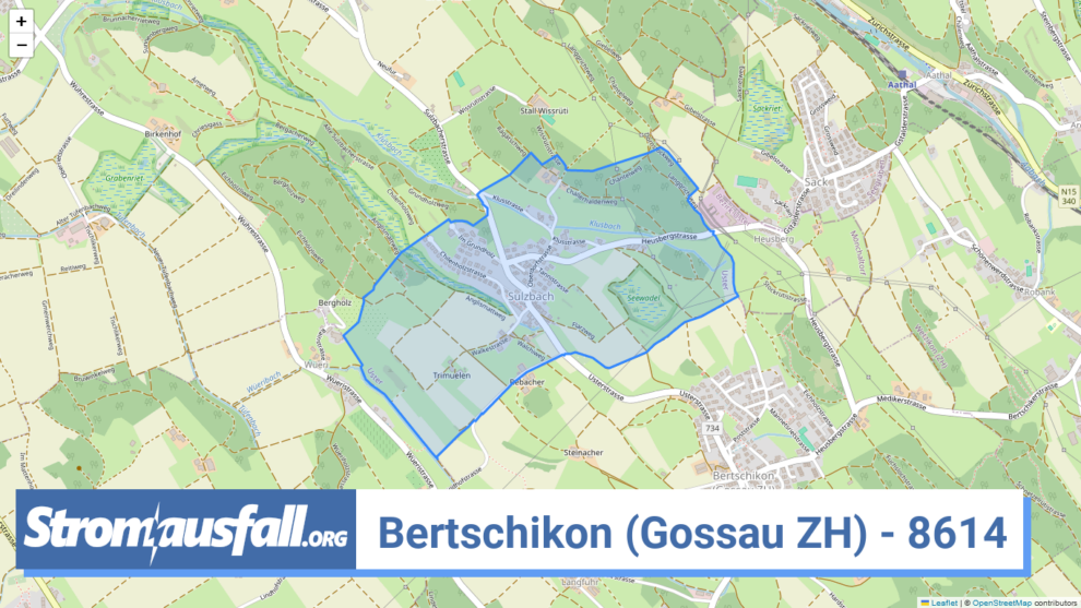 stromausfall ch ortschaft bertschikon gossau zh 8614