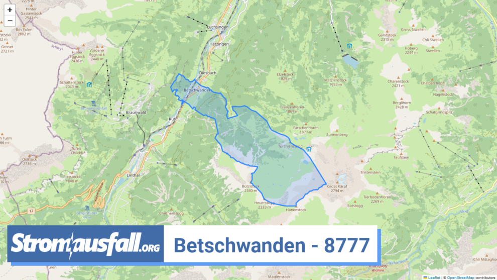 stromausfall ch ortschaft betschwanden 8777