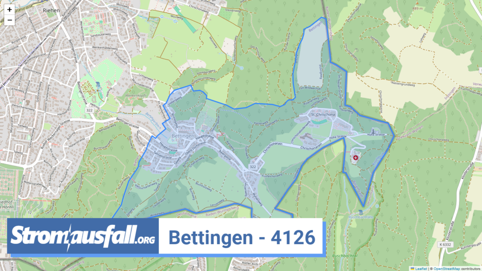 stromausfall ch ortschaft bettingen 4126