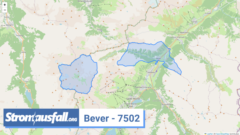 stromausfall ch ortschaft bever 7502