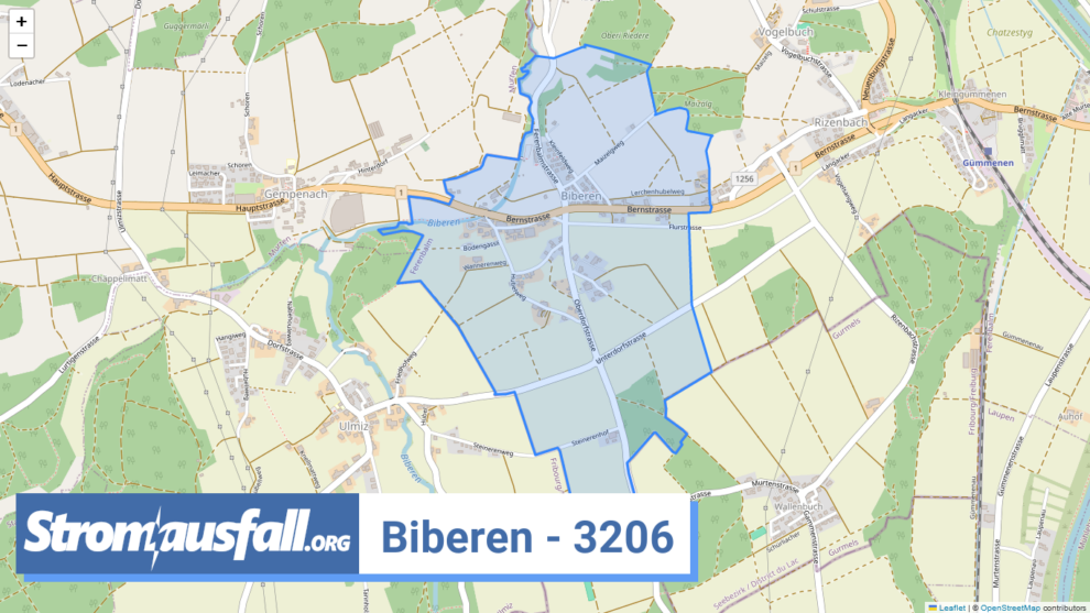 stromausfall ch ortschaft biberen 3206