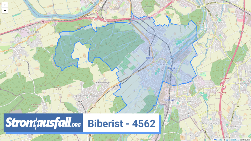 stromausfall ch ortschaft biberist 4562