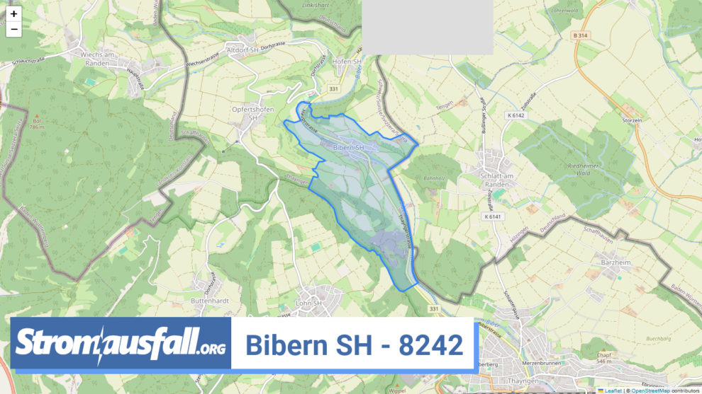 stromausfall ch ortschaft bibern sh 8242