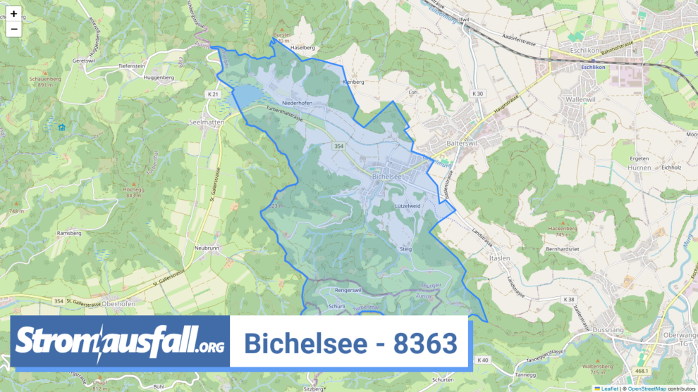 stromausfall ch ortschaft bichelsee 8363