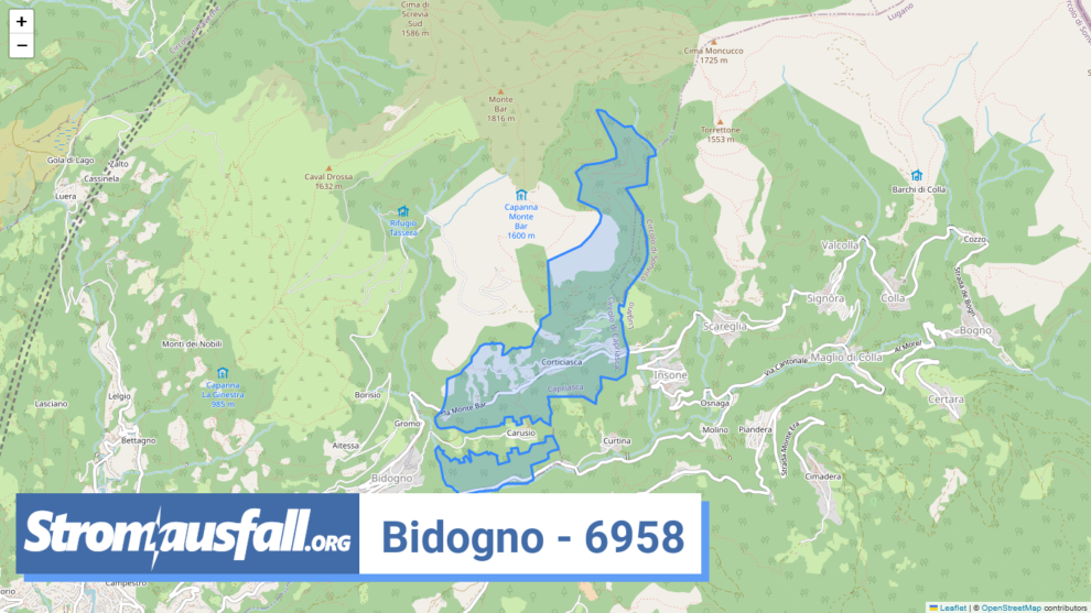 stromausfall ch ortschaft bidogno 6958