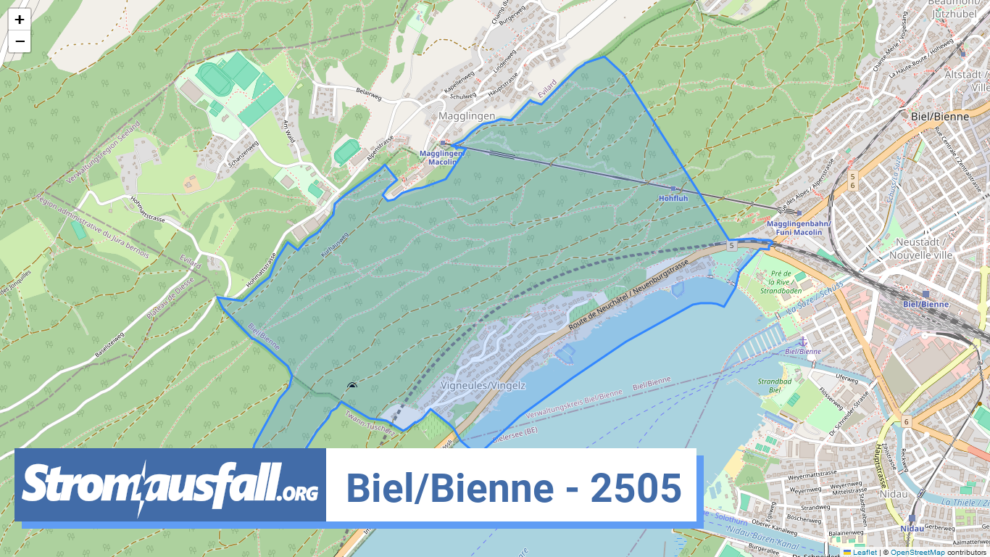 stromausfall ch ortschaft biel bienne 2505