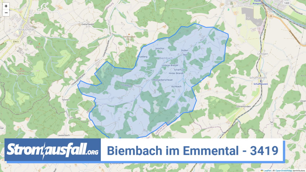 stromausfall ch ortschaft biembach im emmental 3419