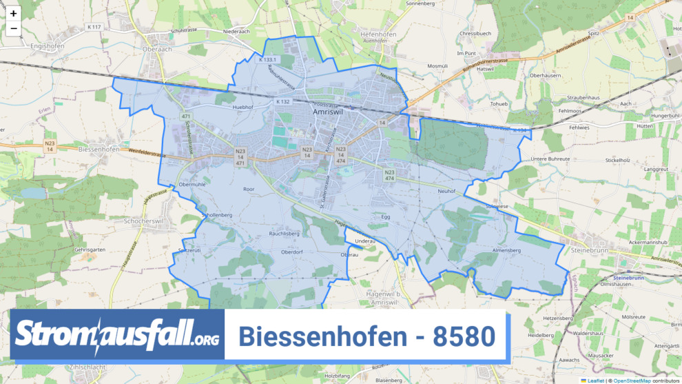 stromausfall ch ortschaft biessenhofen 8580