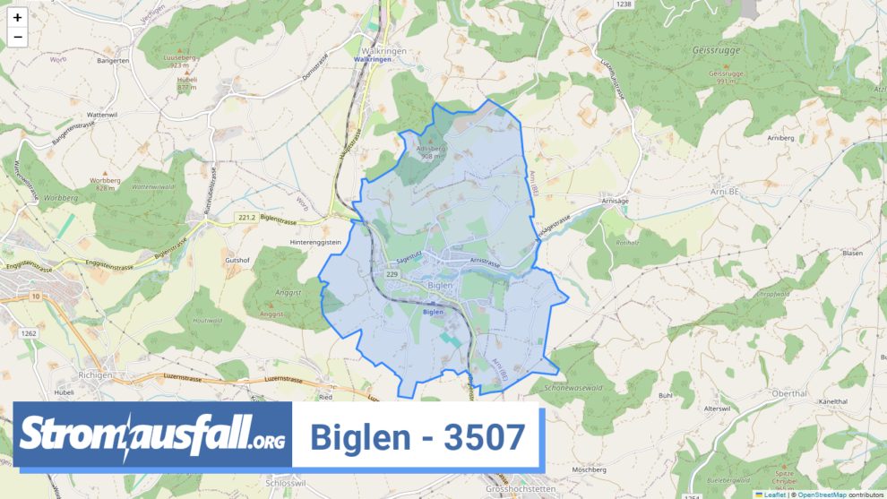 stromausfall ch ortschaft biglen 3507