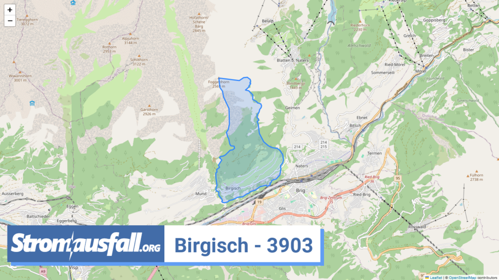 stromausfall ch ortschaft birgisch 3903