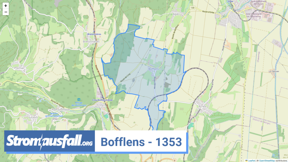 stromausfall ch ortschaft bofflens 1353