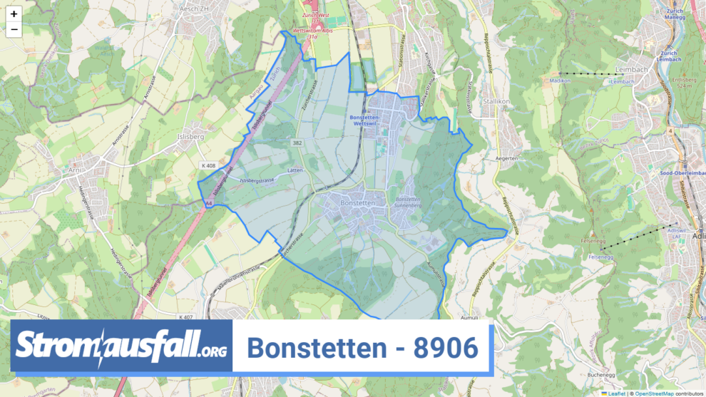 stromausfall ch ortschaft bonstetten 8906