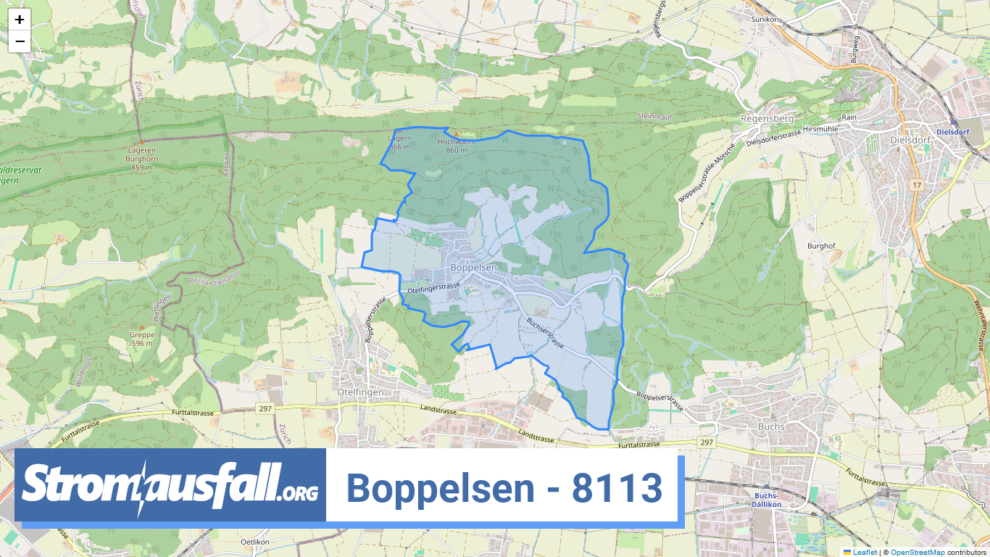 stromausfall ch ortschaft boppelsen 8113