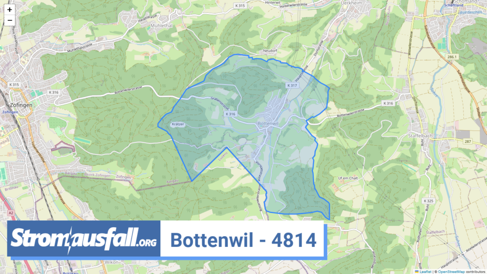 stromausfall ch ortschaft bottenwil 4814