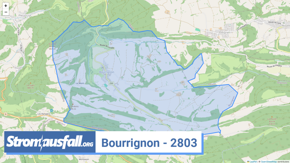 stromausfall ch ortschaft bourrignon 2803