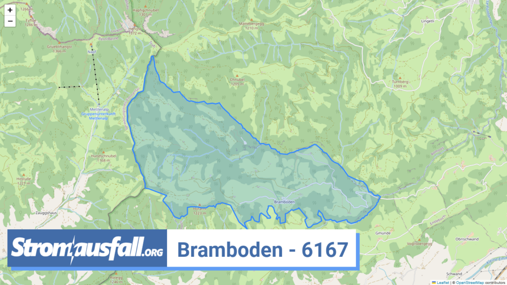 stromausfall ch ortschaft bramboden 6167