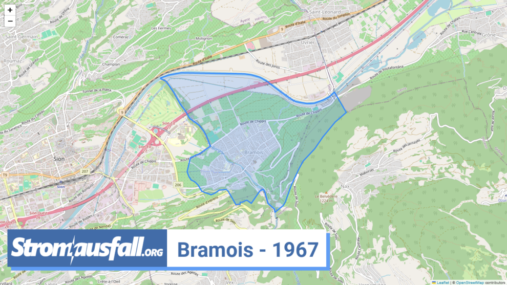 stromausfall ch ortschaft bramois 1967