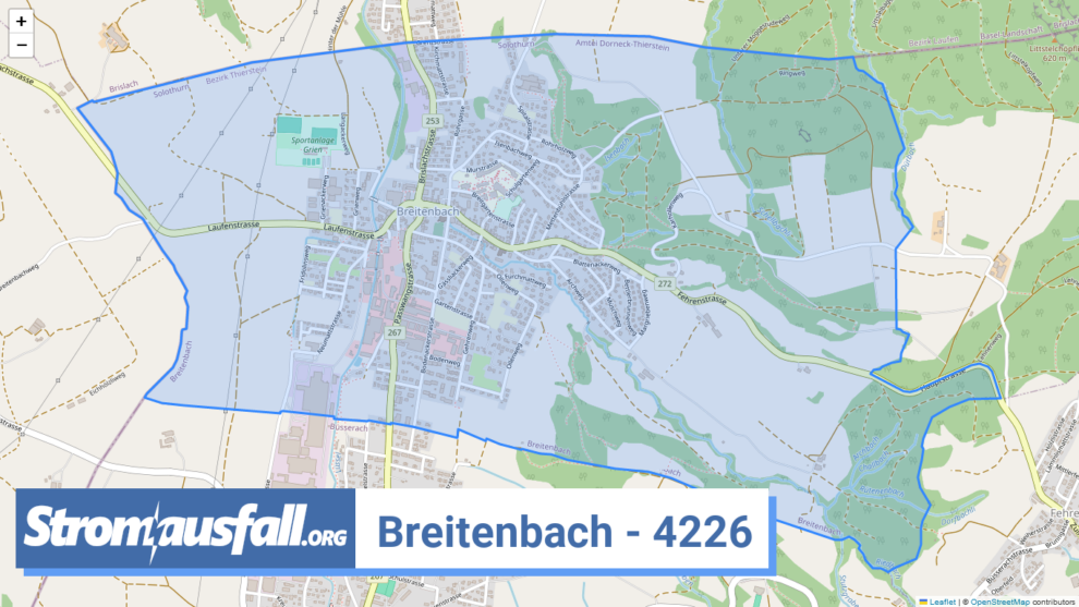 stromausfall ch ortschaft breitenbach 4226