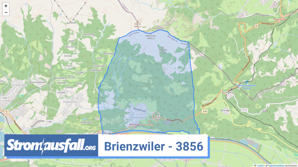 stromausfall ch ortschaft brienzwiler 3856