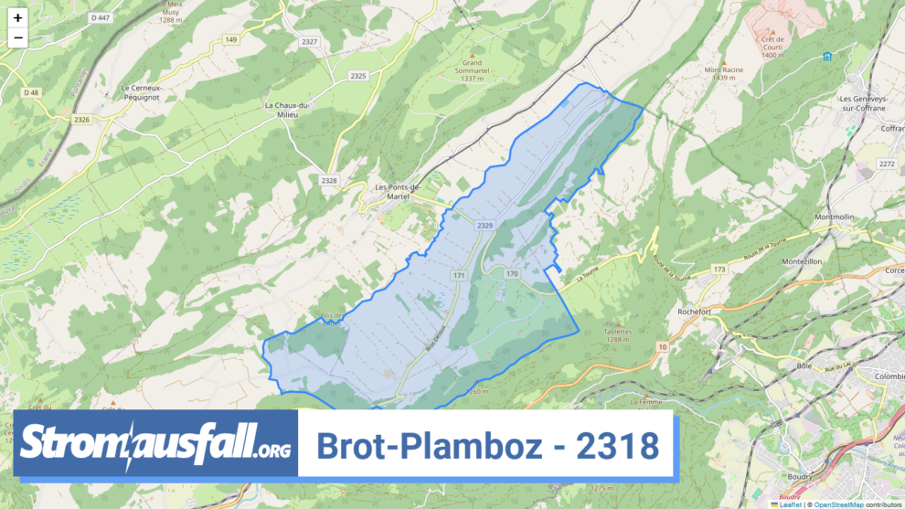 stromausfall ch ortschaft brot plamboz 2318