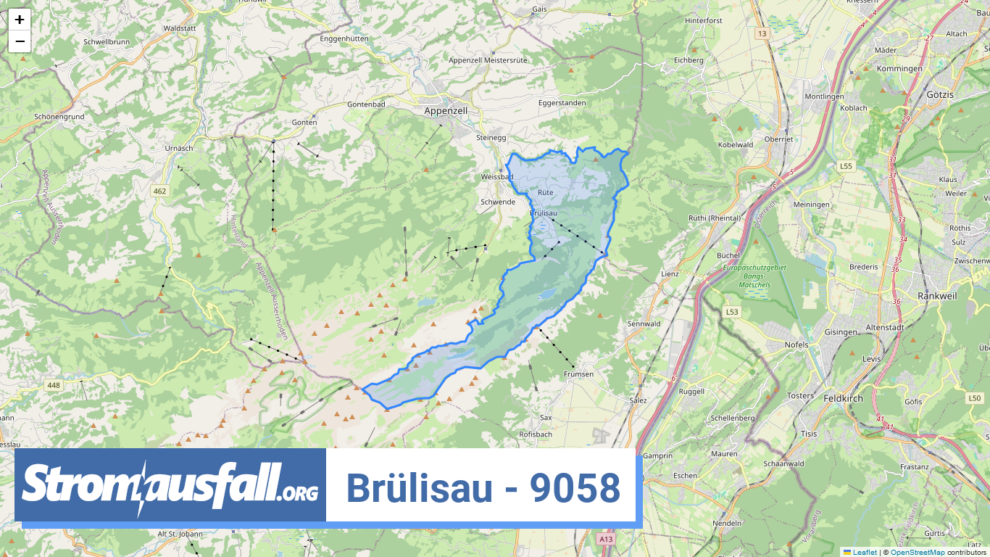 stromausfall ch ortschaft bruelisau 9058