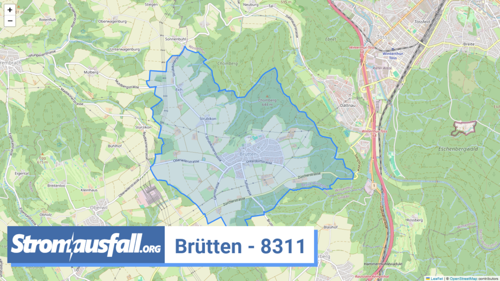 stromausfall ch ortschaft bruetten 8311