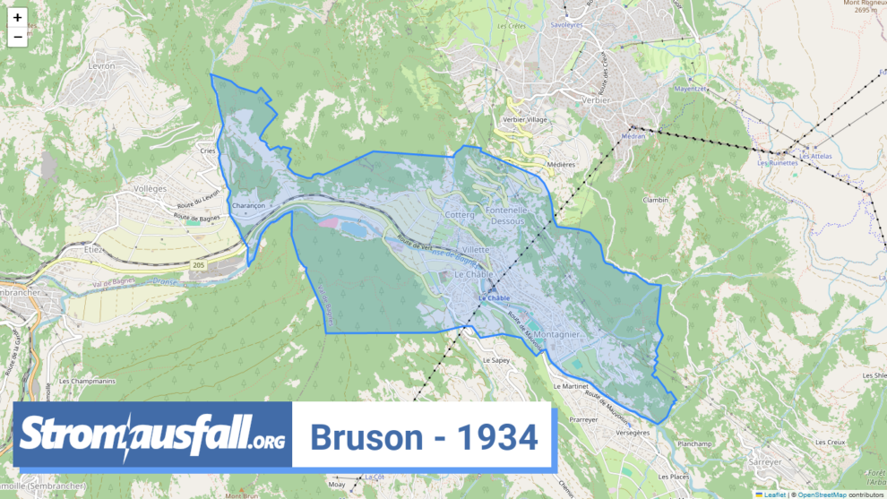 stromausfall ch ortschaft bruson 1934