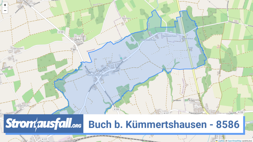 stromausfall ch ortschaft buch b. kuemmertshausen 8586