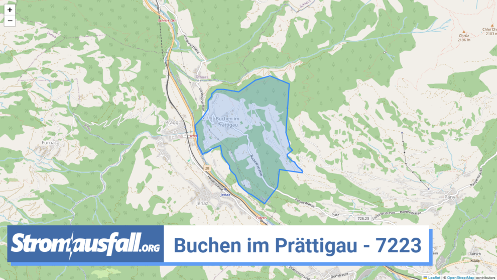 stromausfall ch ortschaft buchen im praettigau 7223