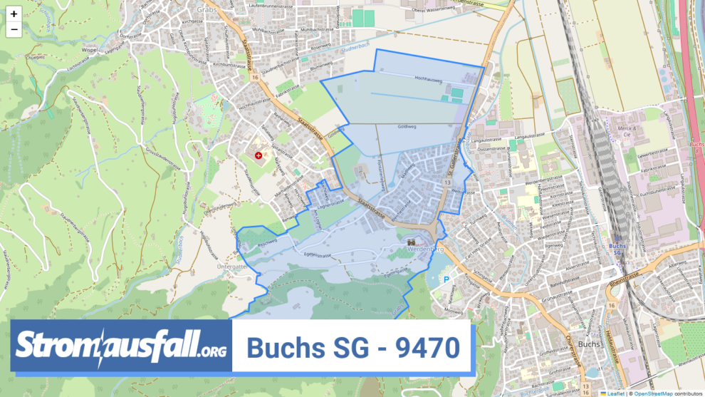 stromausfall ch ortschaft buchs sg 9470