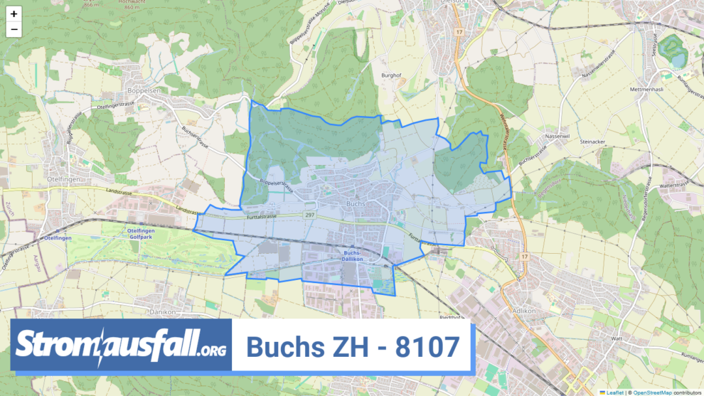 stromausfall ch ortschaft buchs zh 8107