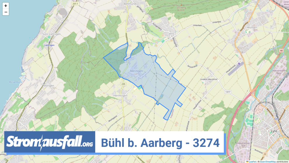 stromausfall ch ortschaft buehl b. aarberg 3274