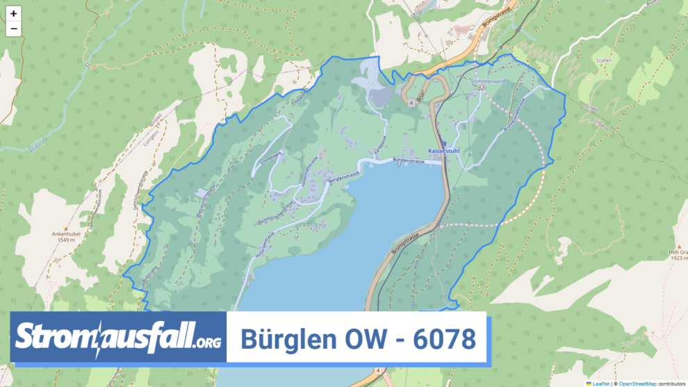 stromausfall ch ortschaft buerglen ow 6078