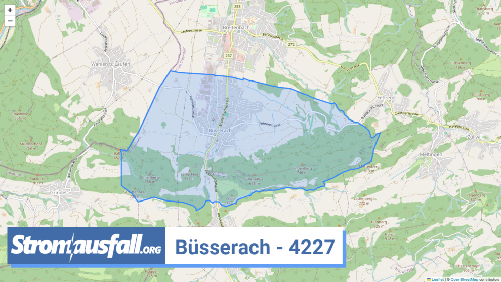 stromausfall ch ortschaft buesserach 4227