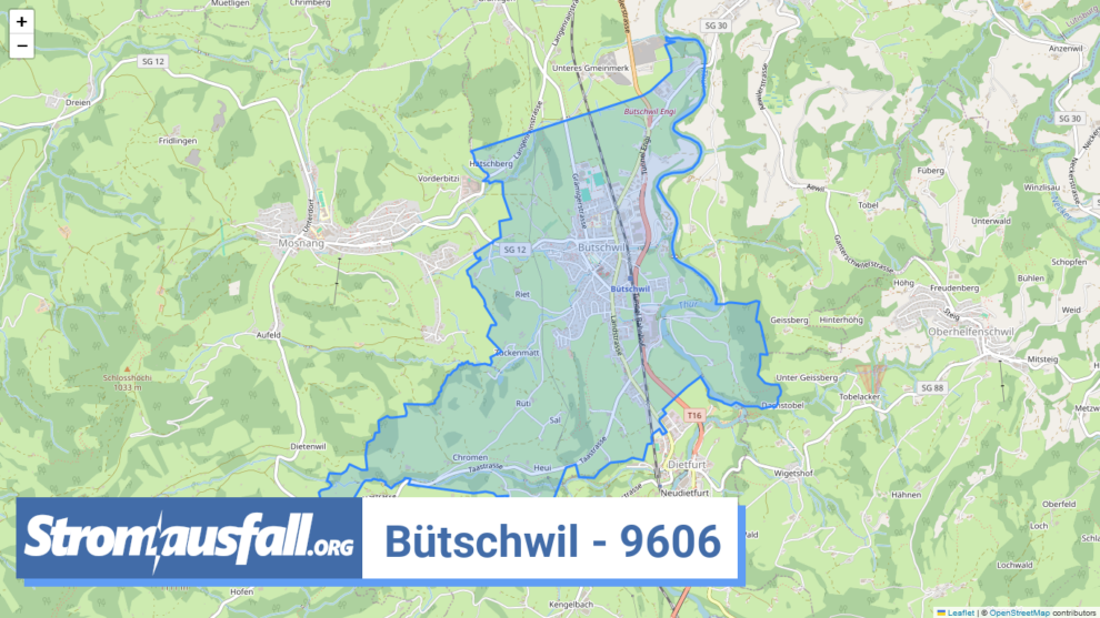 stromausfall ch ortschaft buetschwil 9606