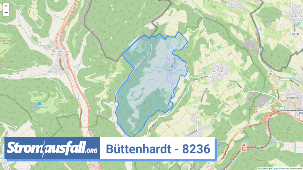 stromausfall ch ortschaft buettenhardt 8236