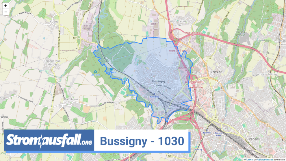 stromausfall ch ortschaft bussigny 1030