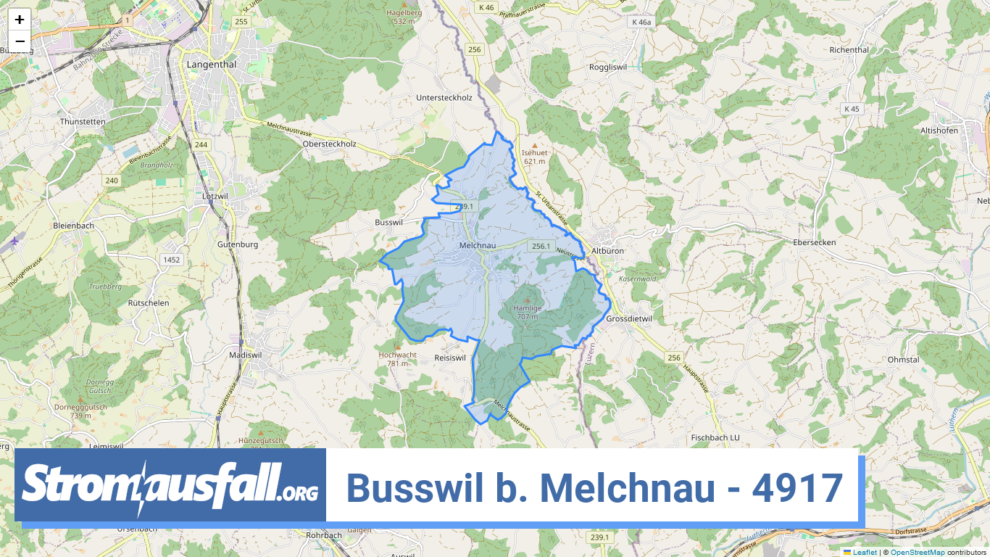 stromausfall ch ortschaft busswil b. melchnau 4917