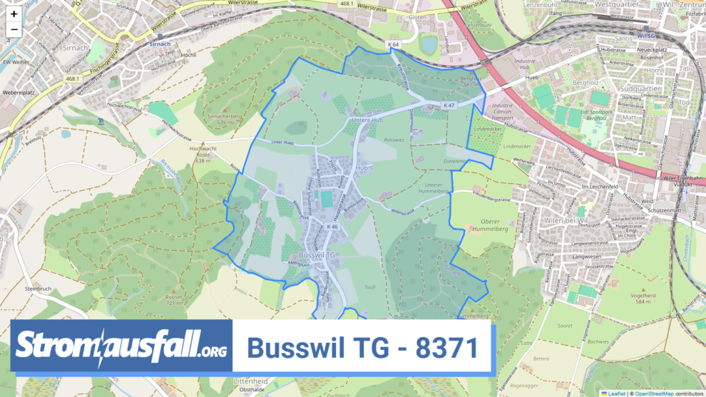 stromausfall ch ortschaft busswil tg 8371