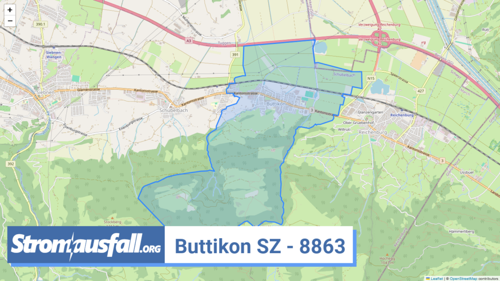 stromausfall ch ortschaft buttikon sz 8863