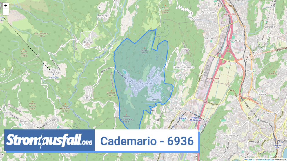 stromausfall ch ortschaft cademario 6936