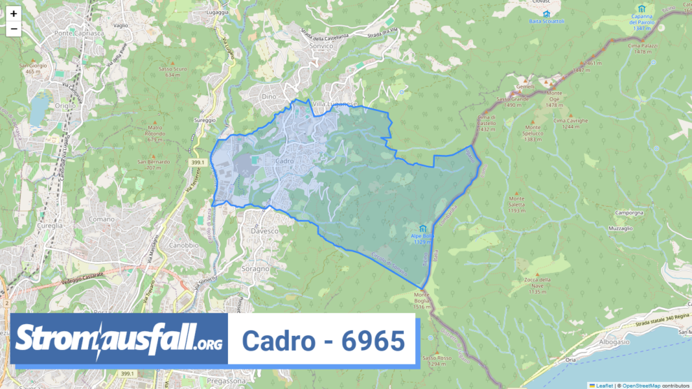 stromausfall ch ortschaft cadro 6965