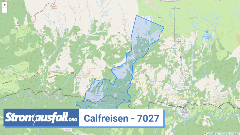 stromausfall ch ortschaft calfreisen 7027