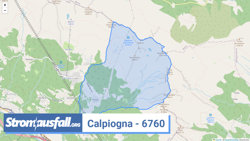 stromausfall ch ortschaft calpiogna 6760