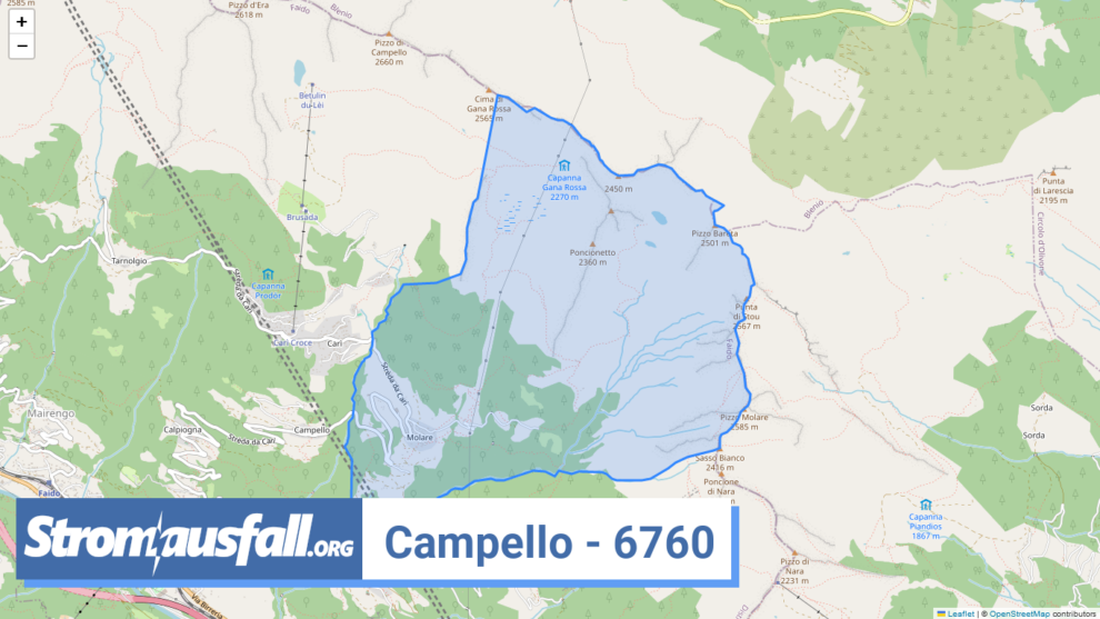 stromausfall ch ortschaft campello 6760