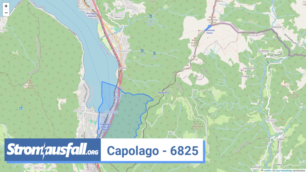 stromausfall ch ortschaft capolago 6825