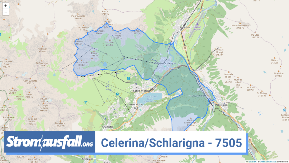 stromausfall ch ortschaft celerina schlarigna 7505