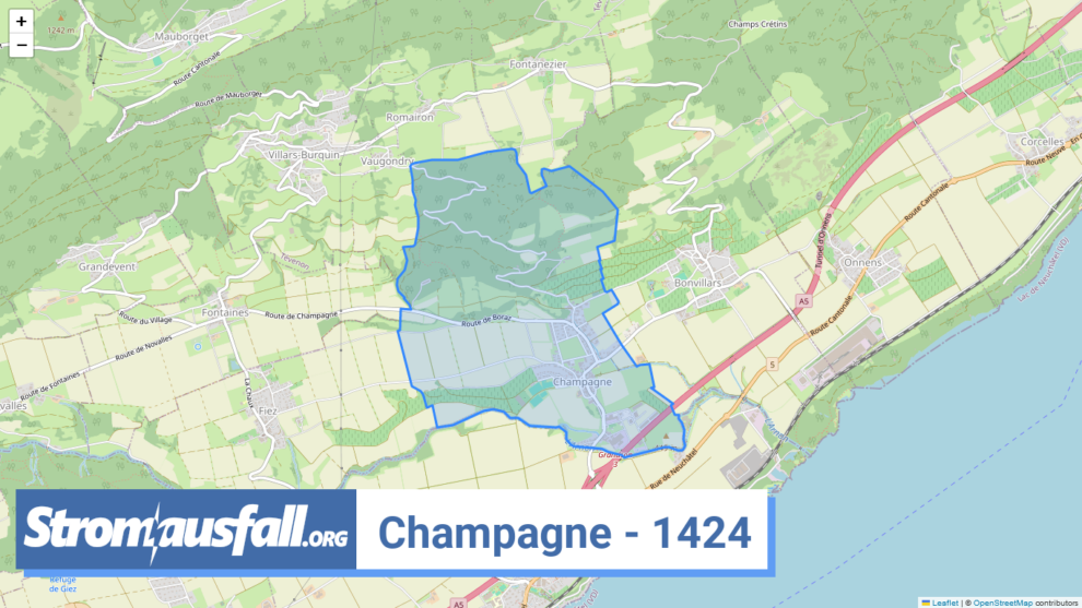 stromausfall ch ortschaft champagne 1424