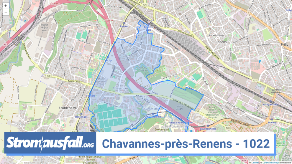 stromausfall ch ortschaft chavannes pres renens 1022