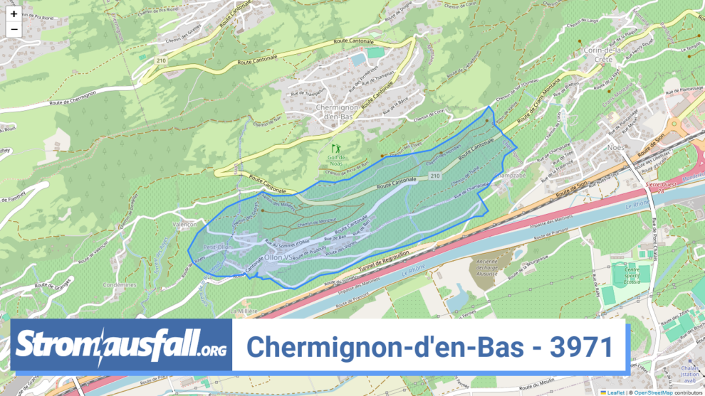 stromausfall ch ortschaft chermignon den bas 3971